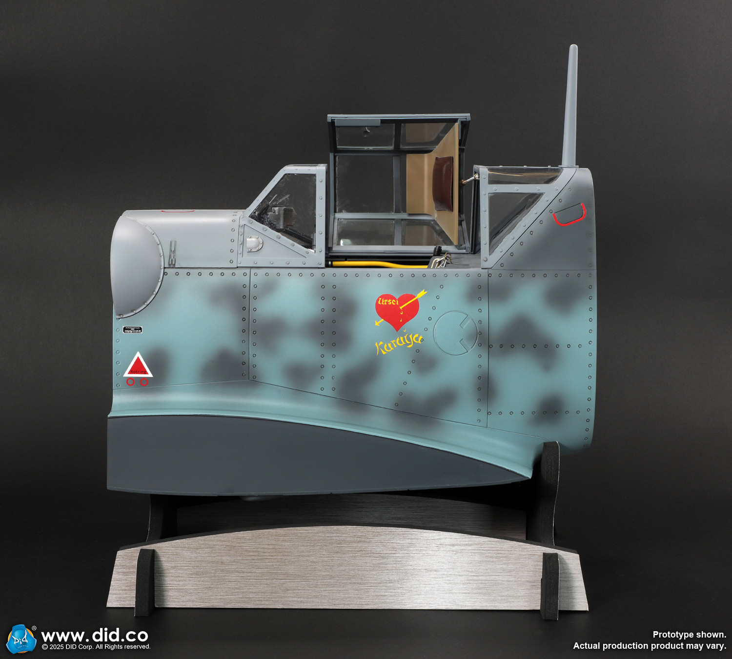 Diorama Bf-109G Cockpit (Grey Blue) 1/6