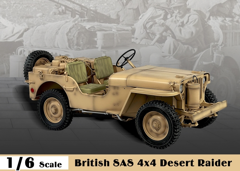 Automobil British SAS 4x4 Desert Raider 1/6