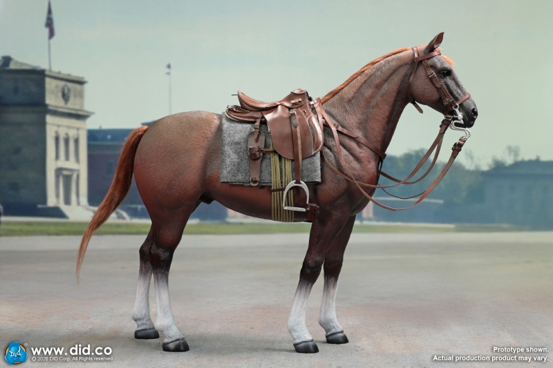 Figurka WWII Brown German War Horse 1/6 Action Figure