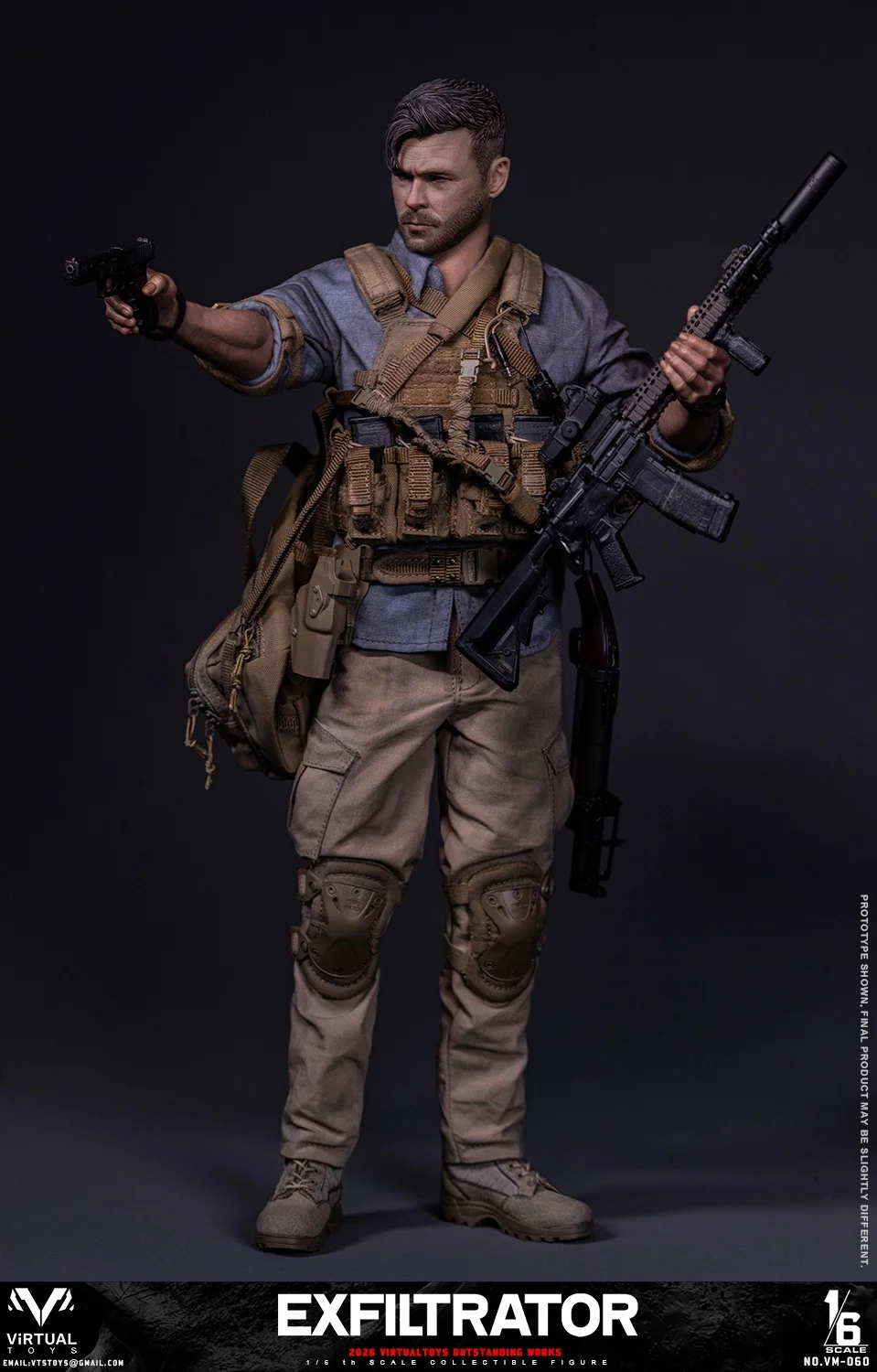 Figurka Tyler Rake (Exfiltrator) - Extraction 1/6 Action Figure