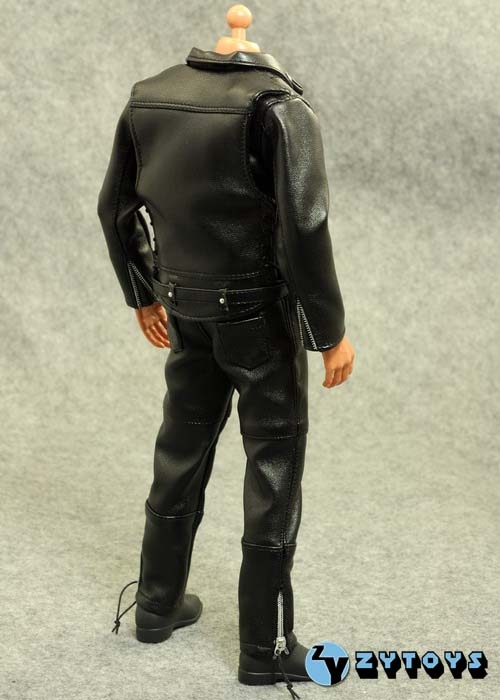 Sada oblečení pro 1/6 figurku Leather Biker Clothes Set