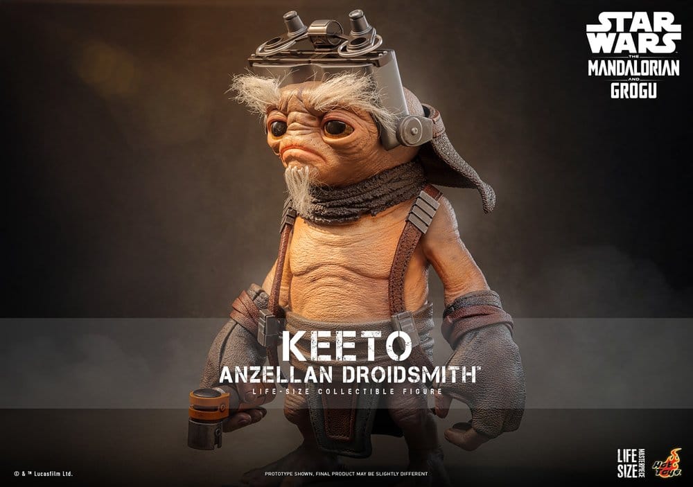 Figurka Keeto (Anzellan Droidsmith) - Star Wars: The Mandalorian & Grogu Life-Size Masterpiece Figure