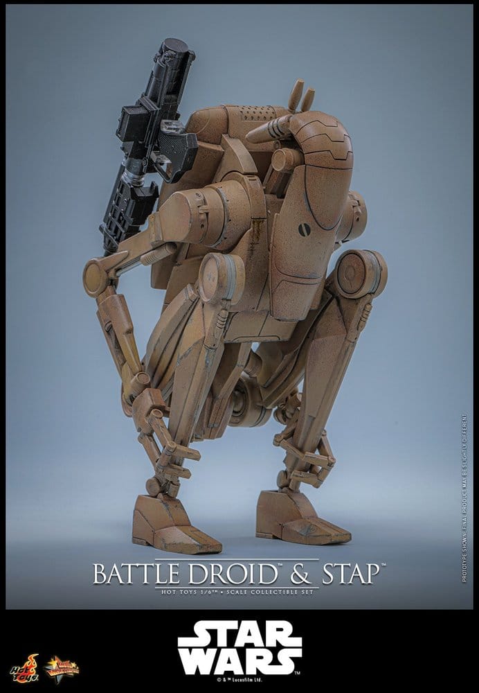 Figurka Battle Droid & STAP - Star Wars: The Phantom Menace Movie Action Figure Set 1/6