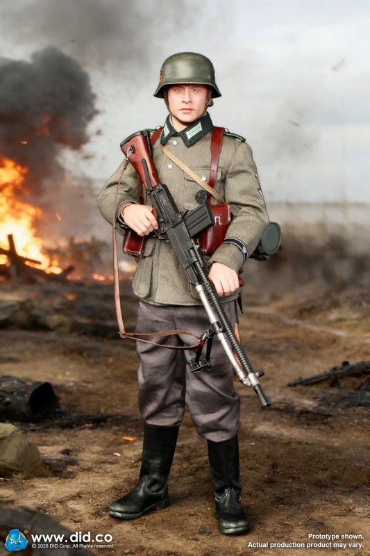 Figurka Friedrich - WWII German SS Polizei-Division ZB30 Gunner 1/6 Action Figure