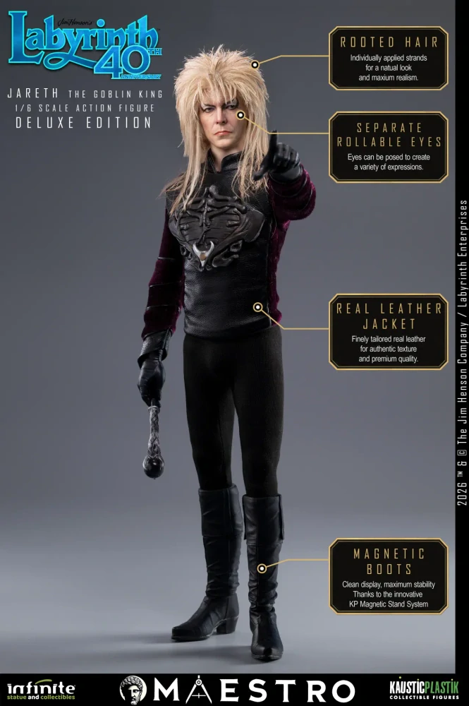 Figurka Jareth (David Bowie) The Goblin King - Labyrinth 1/6 Action Figure Deluxe Edition