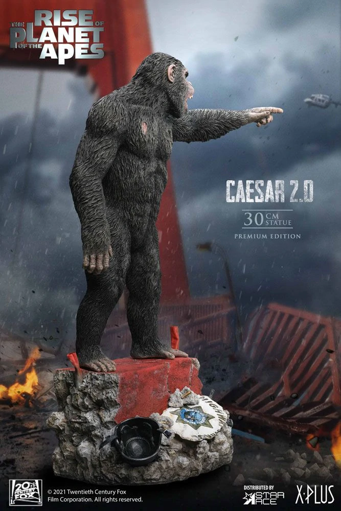 Soška Caesar 2.0 Deluxe Version - Rise of the Planet of the Apes Statue
