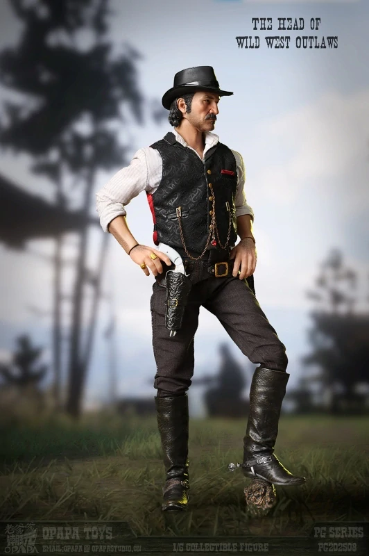 Figurka Dutch Van Der Linde (The Head Wild West Outlaws) - Red Dead Redemption Action Figure 1/6