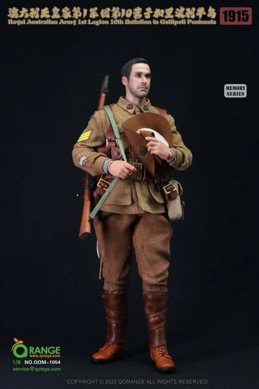 Sada příslušenství Royal Australian Army 1st Legion 10th Battalion Gallipoli Peninsula 1915 Set 1/6