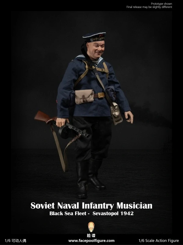 Figurka Soviet Naval Infantry Musician - Black Sea Fleet Sevastopol 1942 Action Figure 1/6