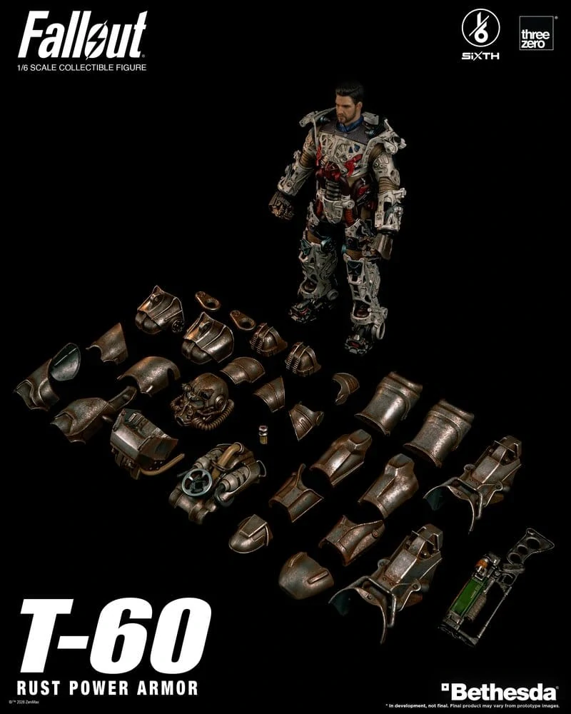 Figurka T-60 Rust Power Armor - Fallout Action Figure 1/6