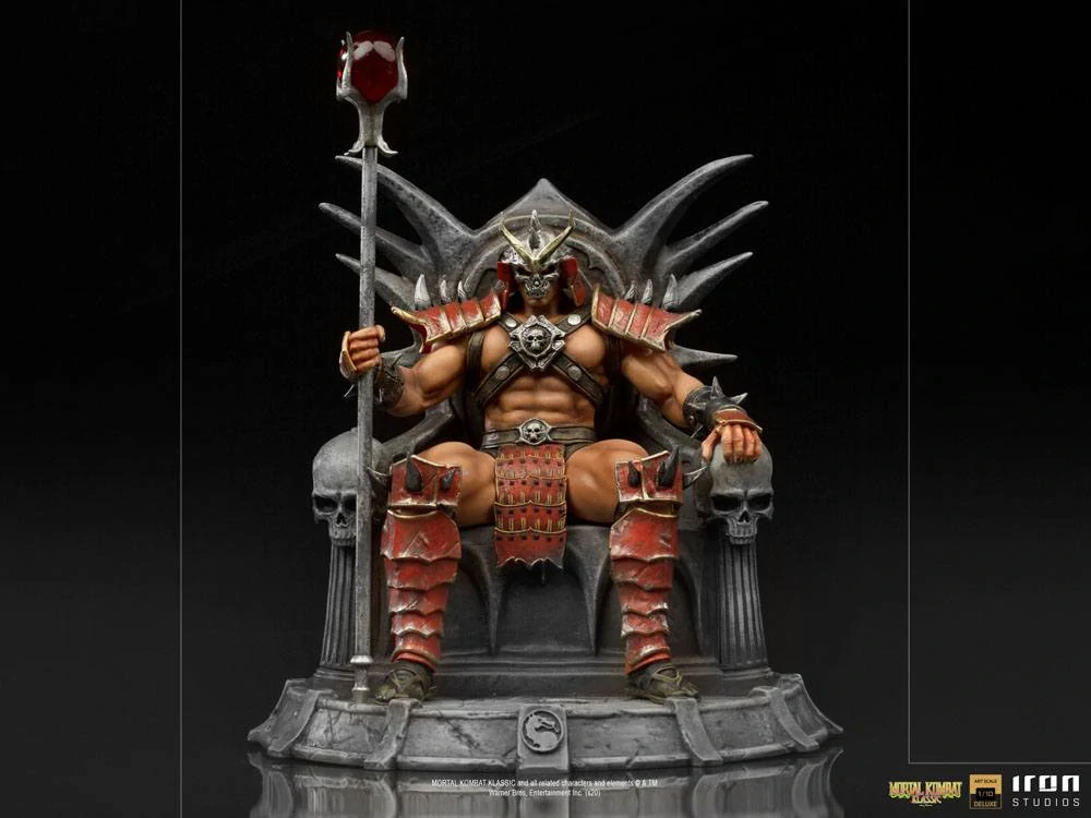Soška Shao Khan - Mortal Kombat Deluxe BDS Art Scale Statue 1/10