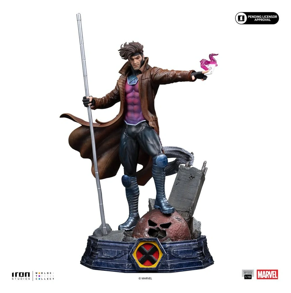 Soška Gambit Unleashed - X-Men Art Scale 1/10