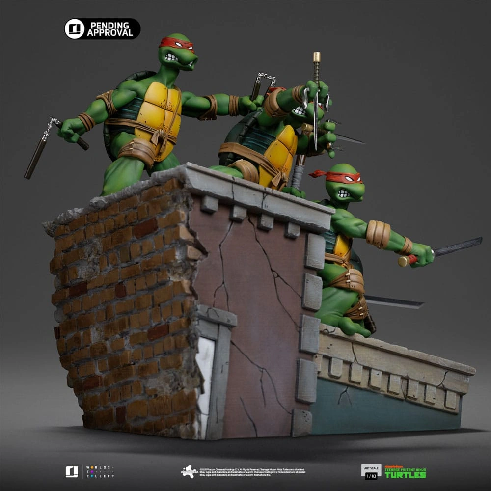 Soška Teenage Mutant Ninja Turtles Art Scale Statue 1/10 Kevin Eastman Version
