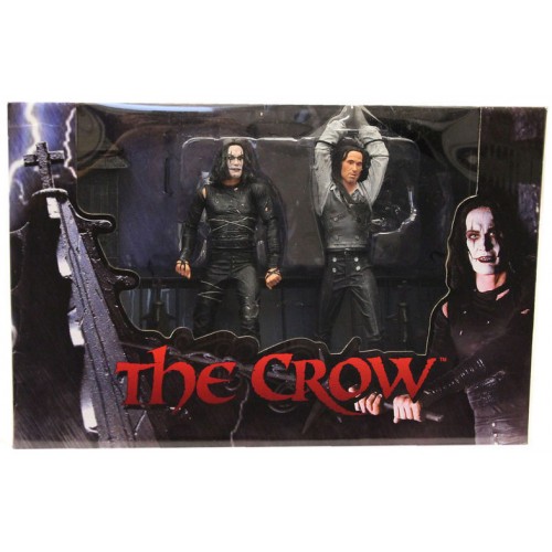 Figurky The Crow - Roof Top Battle Deluxe Boxed Set - Neca