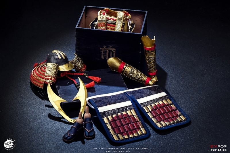 Zbroj Gold Lacquer Grand Armor for 1/6 Action Figure
