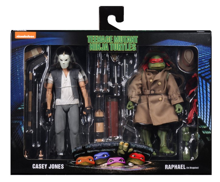 Figurky Casey Jones & Raphael - Teenage Mutant Ninja Turtles 1990 Action Figure 2-Pack