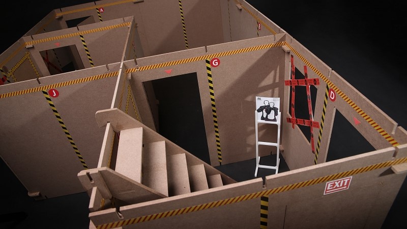 Diorama pro 1/6 figurky Shoot House 