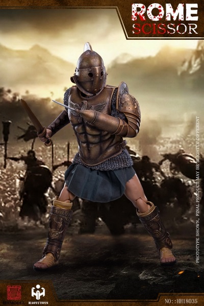 Figurka Rome Scissor (Gold Edition) - Hunting Ground Fighter 1/6 Action Figure