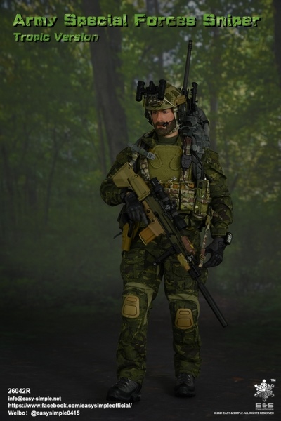 Figurka Sniper (Tropic Version) - Army Special Forces 1/6 Action Figure