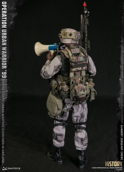 Figurka Gunnery Sergeant Crews - Operation Urban Warrior '99 : Marine Corps Urban Warfare Exercises In Oakland 1/6 Action Figure