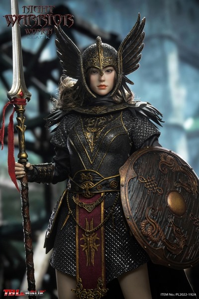 Figurka Night Warrior Women (Black) 1/6 Action Figure