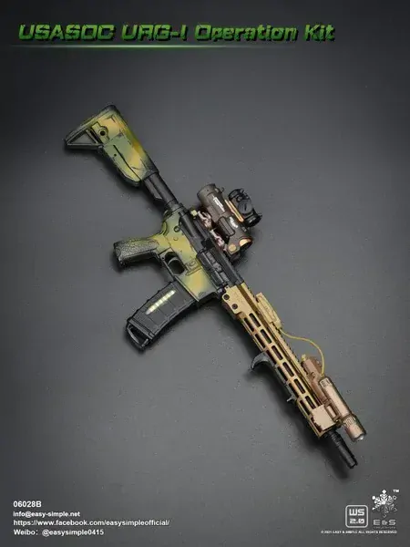Sada zbraní s výstrojí USASOC URG-I Operation Kit (2 Colors Camo)