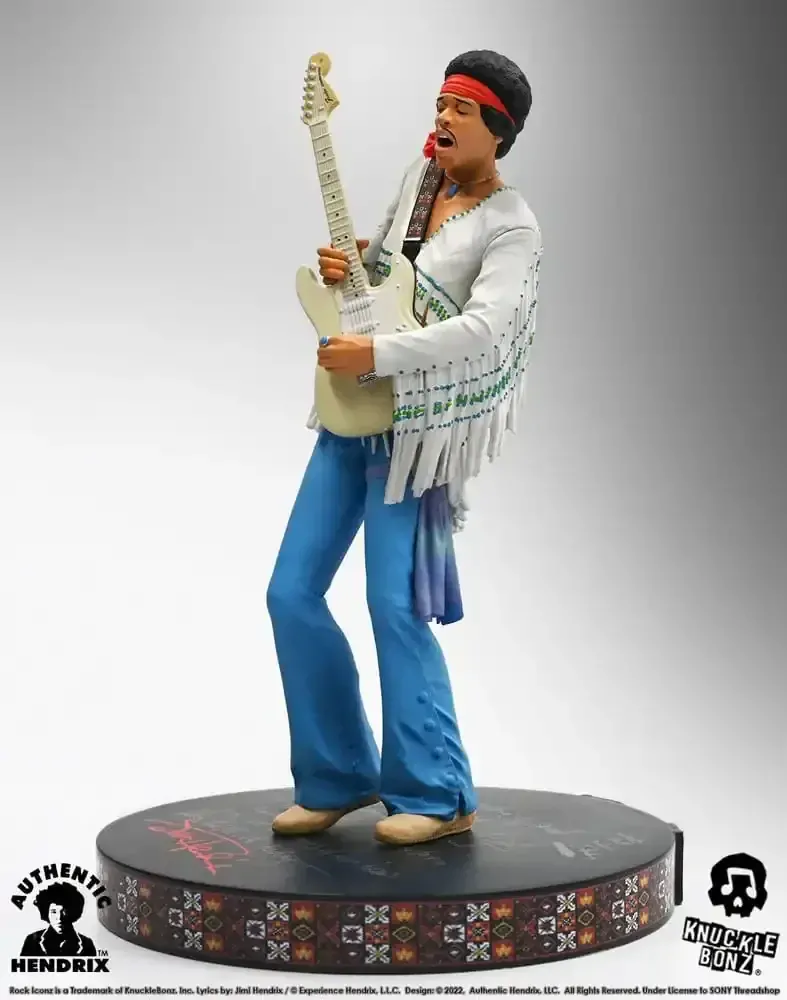 Soška Jimi Hendrix II Rock Iconz Statue 1/9