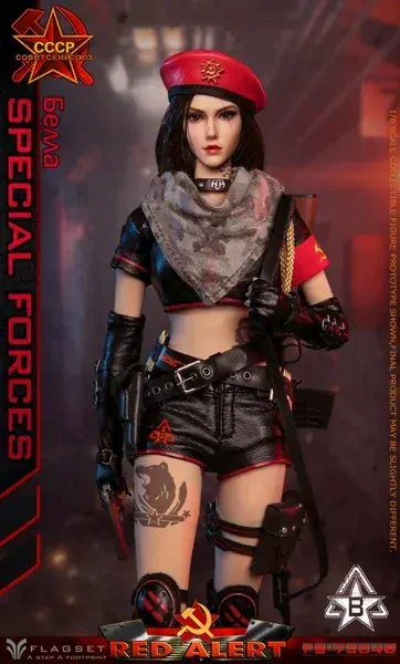 Figurka Bella - Special Forces Red Allert 1/6 Action Figure