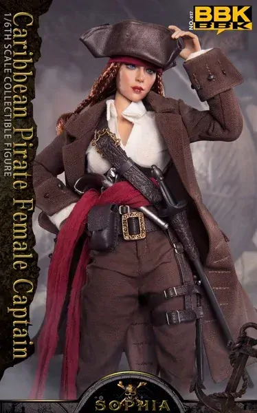 Figurka Caribbean Pirate Female Captain 1/6 Action Figure