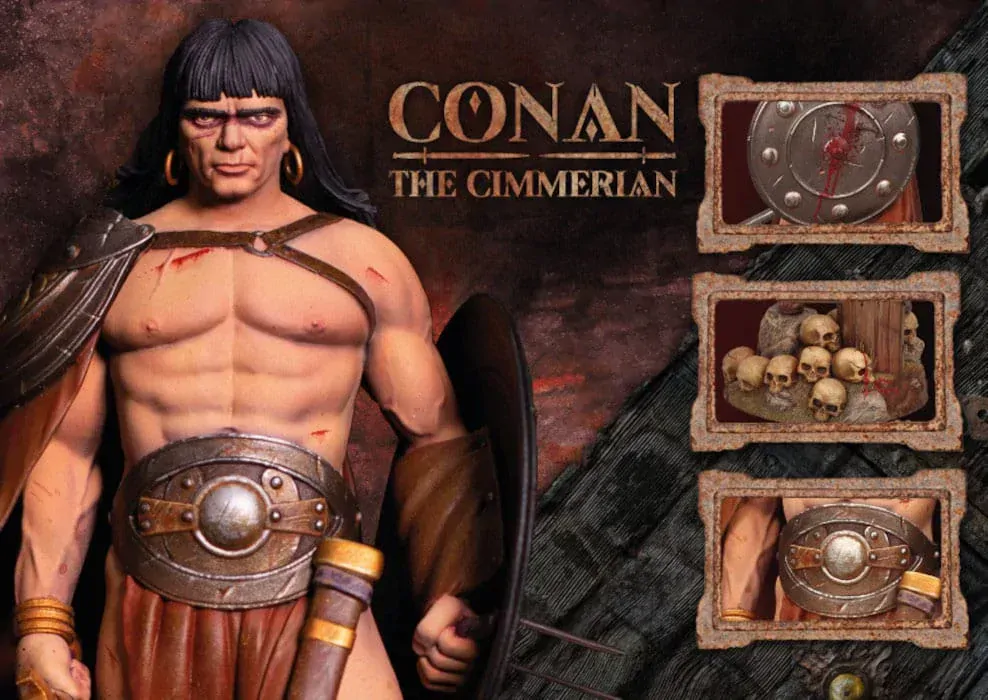 Soška Conan The Cimmerier PVC Statue 1/10 Sanjulián Version 23 cm