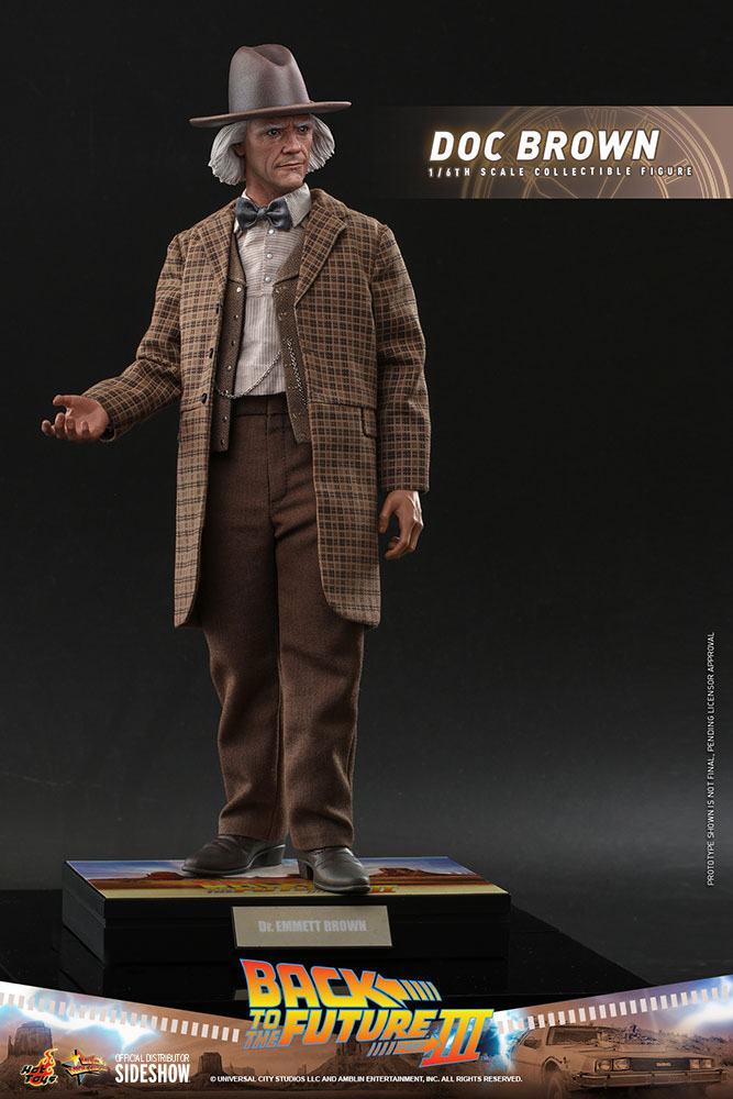 Figurka Doc Brown - Back To The Future III Movie Masterpiece Action Figure 1/6