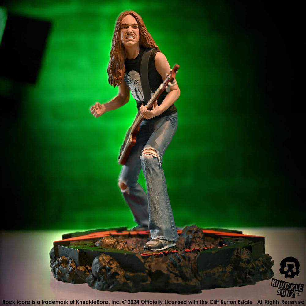 Soška Cliff Burton II Metallica Rock Iconz Statue