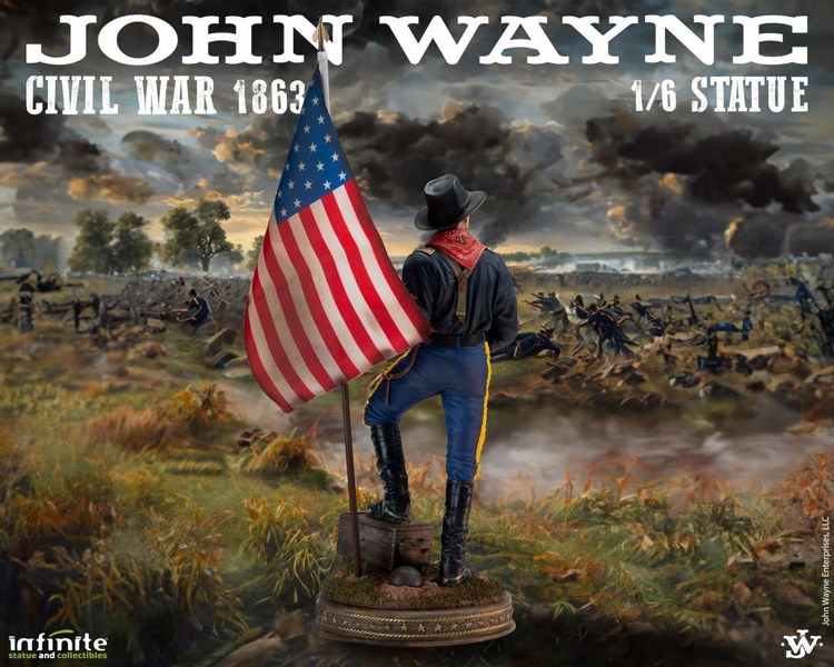 Soška John Wayne Civil War 1863 1/6 Statue