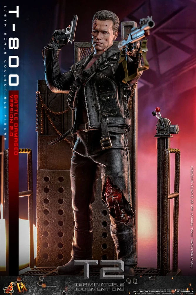 Figurka T-800 Battle Damaged Version 2.0 - Terminator 2 Movie Masterpiece Action Figure 1/6