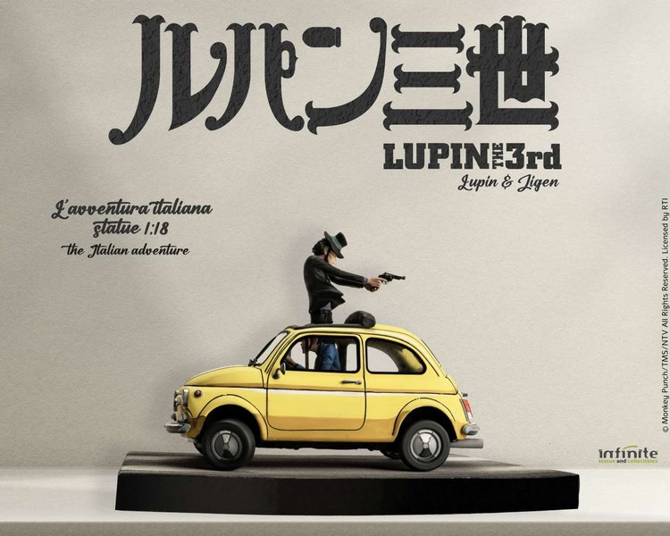 Soška Lupin & Jigen - Lupin the 3rd: The Italian Adventure 1/18 Statue