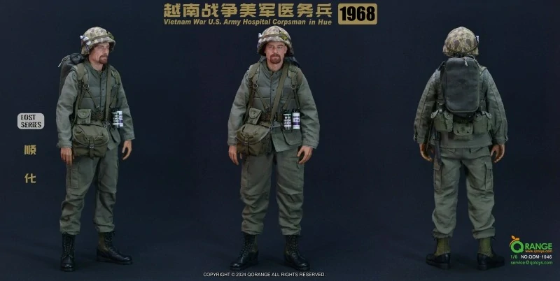 Figurka U.S. Army Hospital Corpsman in Hue 1968 - Vietnam War 1/6 Action Figure