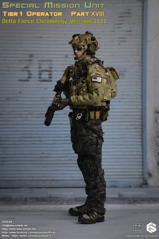 Figurka SMU Tier 1 Operator Part XVIII - Delta Force Chronology 1/6 Action Figure