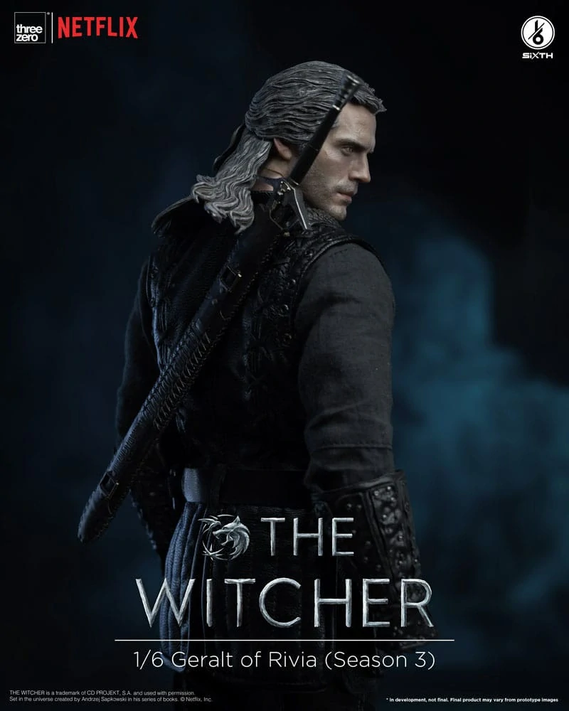 Figurka Geralt of Rivia - The Witcher Season 3 Action Figure 1/6