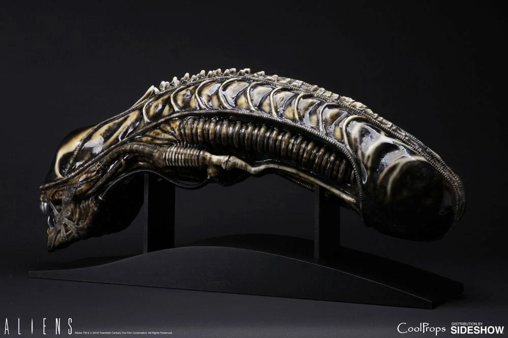 Soška Alien Warrior Head - Aliens Replica 1/1