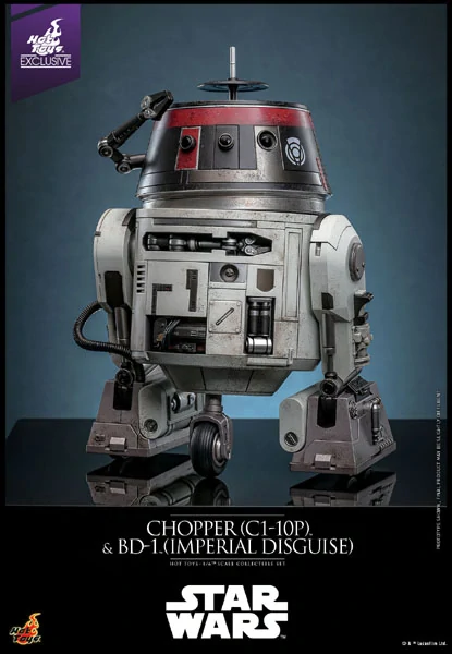 Figurky Chopper (C1-10P) & BD-1 (Imperial Disguise) - Star Wars 1/6 Action Figure