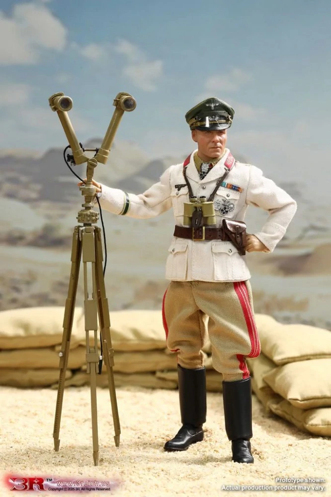 Figurka Erwin Rommel The Desert Fox - General Field Marshal Of German Afrika Korps 1/12 Action Figure