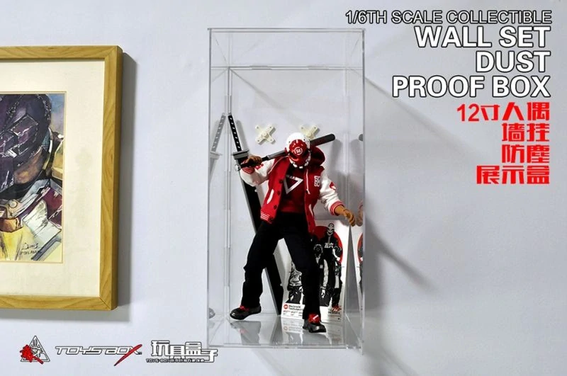 Vitrína Wall Set Dust Proof Box (Transparent)