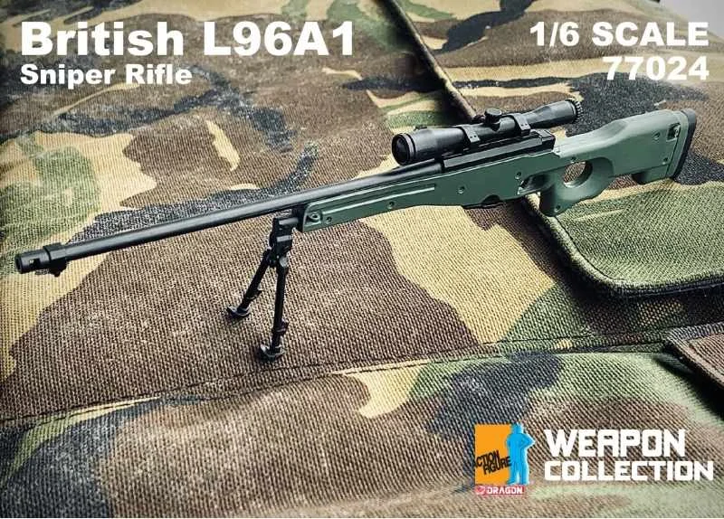 Zbraň pro 1/6 figurky British L96A1 Sniper Rifle (Olive Drab)