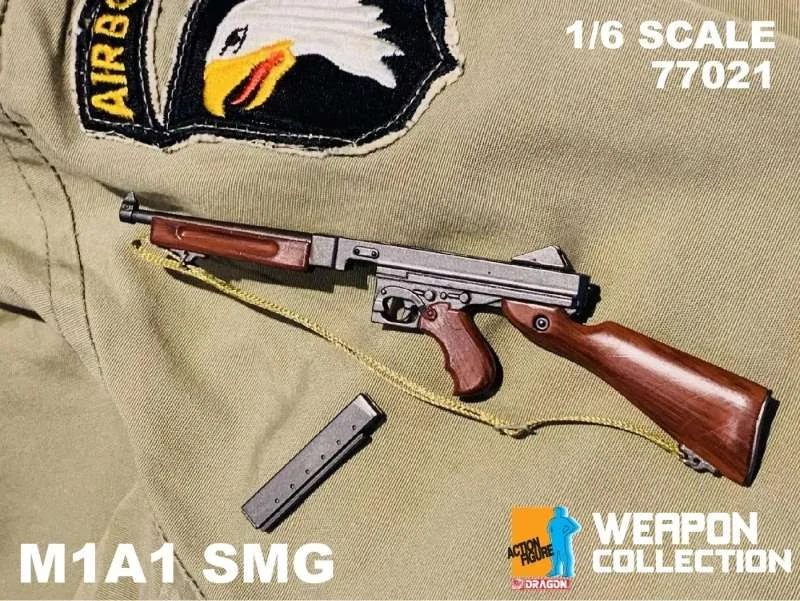 Zbraň pro 1/6 figurky Thompson M1A1 SMG Submachine Gun (Black)