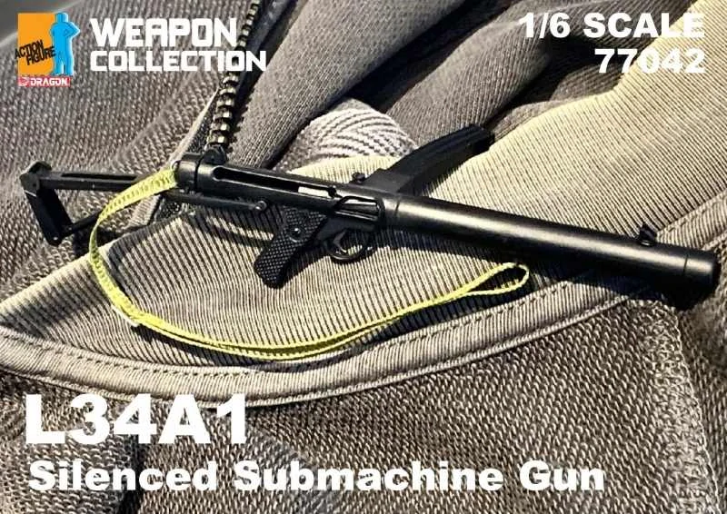 Zbraň pro 1/6 figurky L34A1 Submachine Gun