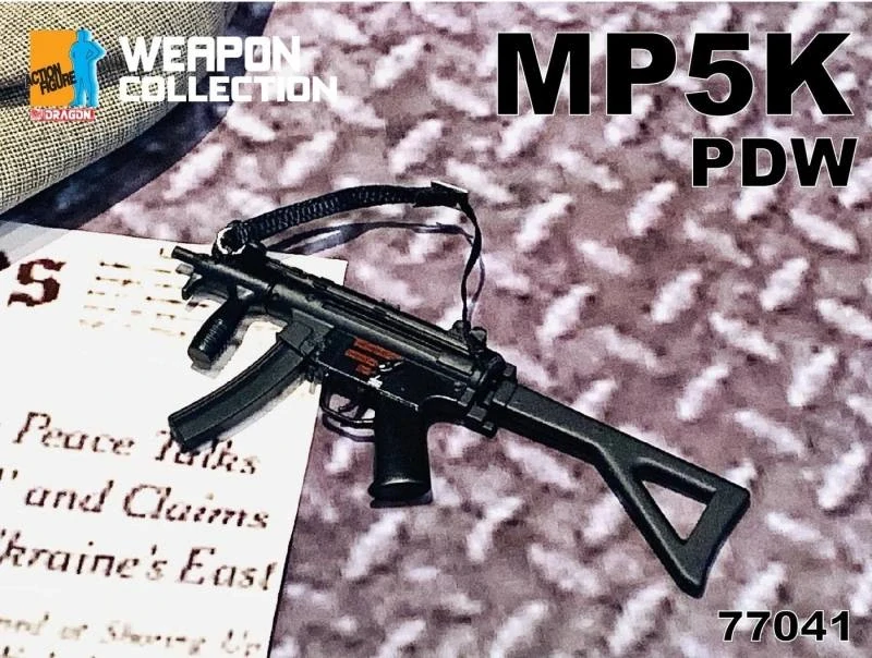 Zbraň pro 1/6 figurky MP5K PDW Submachine Gun (Black)