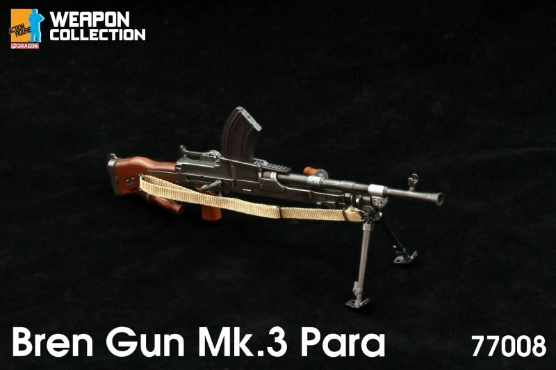 Zbraň pro 1/6 figurky Bren Gun MK3 Para Version Short Barrel (Black)