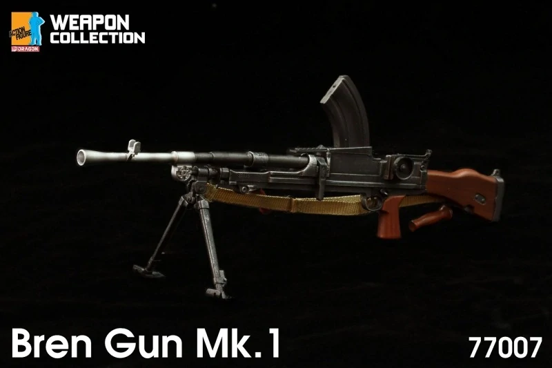 Zbraň pro 1/6 figurky Bren Gun MK1 (Black)