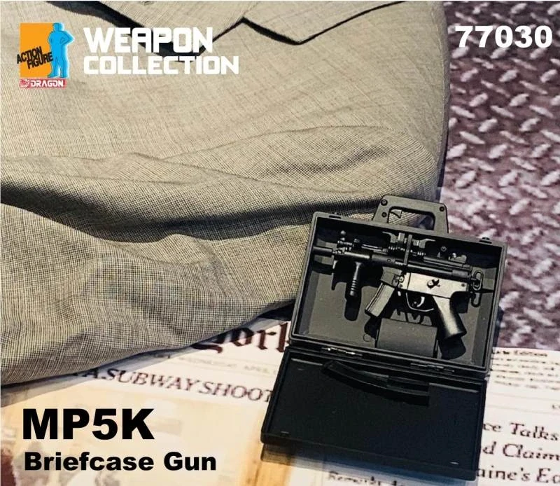 Zbraň pro 1/6 figurky MP5K Submachine Gun Briefcase (Black)