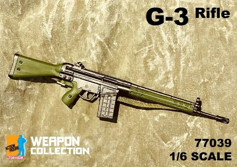 Zbraň pro 1/6 figurky HK G Assault Rifle (Black)